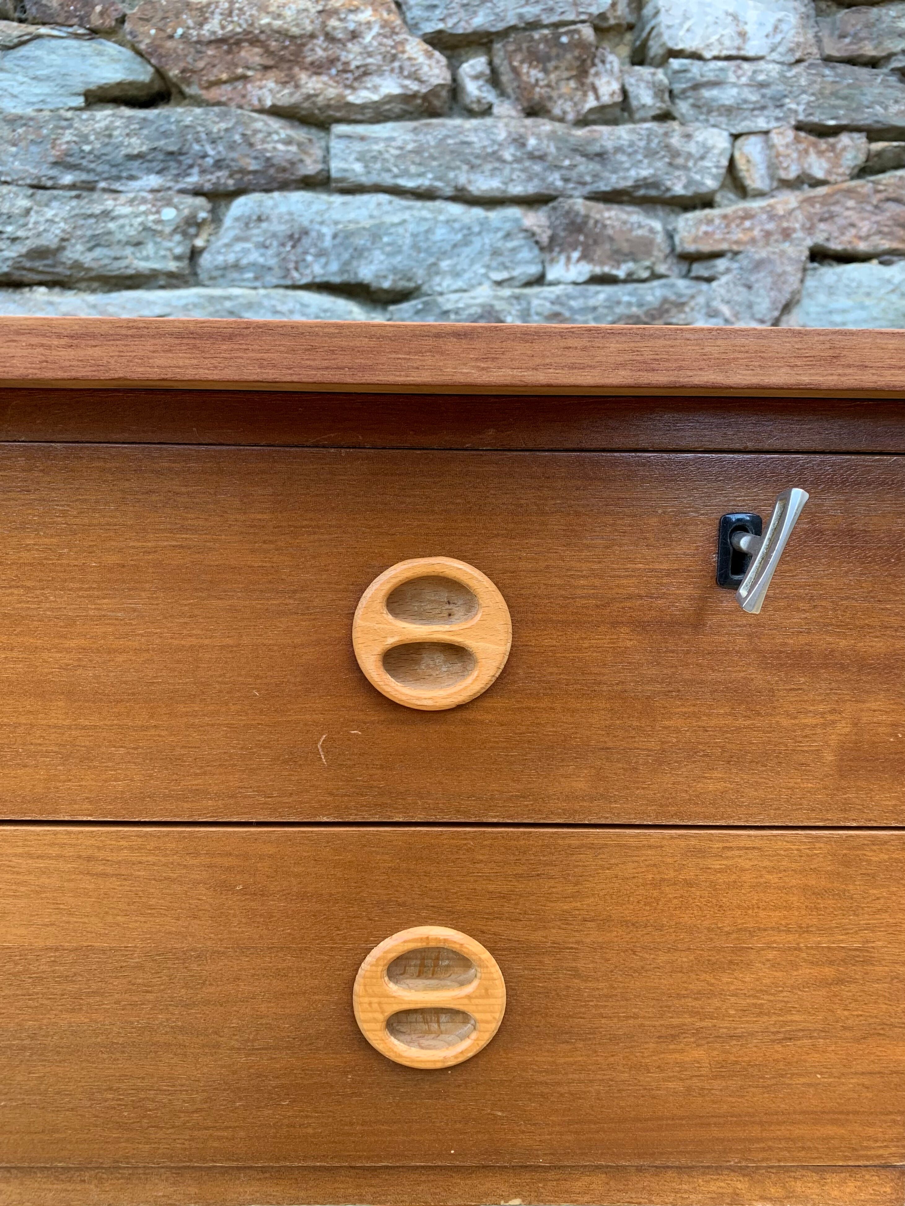 Vintage wooden desk 60's