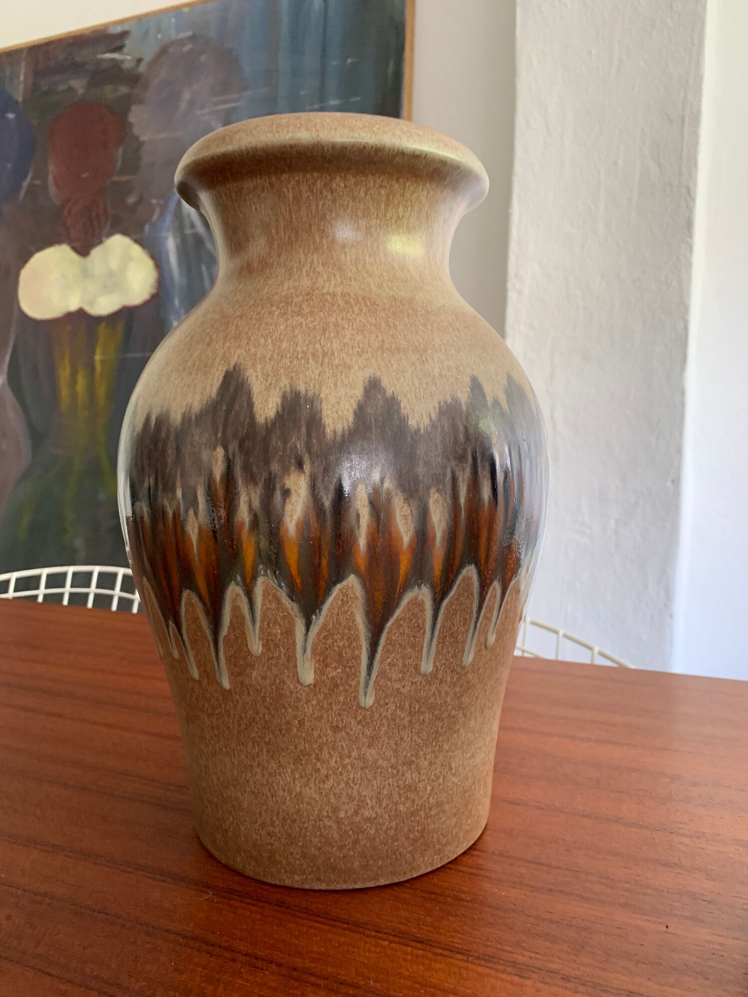 Trio de vases céramique vintage années 50-60
