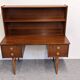 Desk and its removable shelf in Scandinavian style made of teak, RDA around 1960.