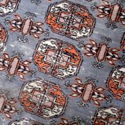 Tapis vintage ouzbek Bukhara fait main en laine – 127 x 190 cm – 1960s