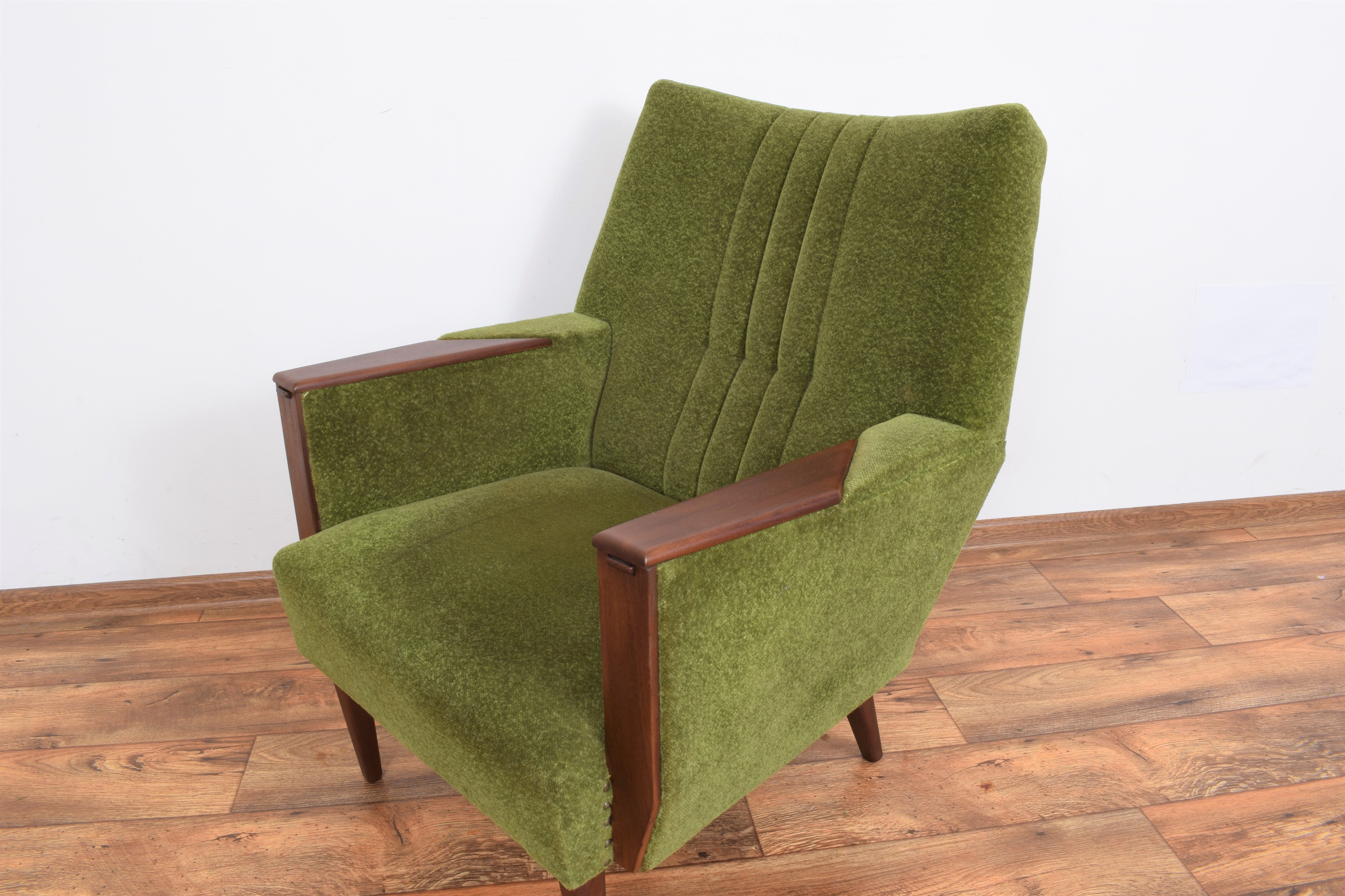 Danish teak armchairs, set of 2