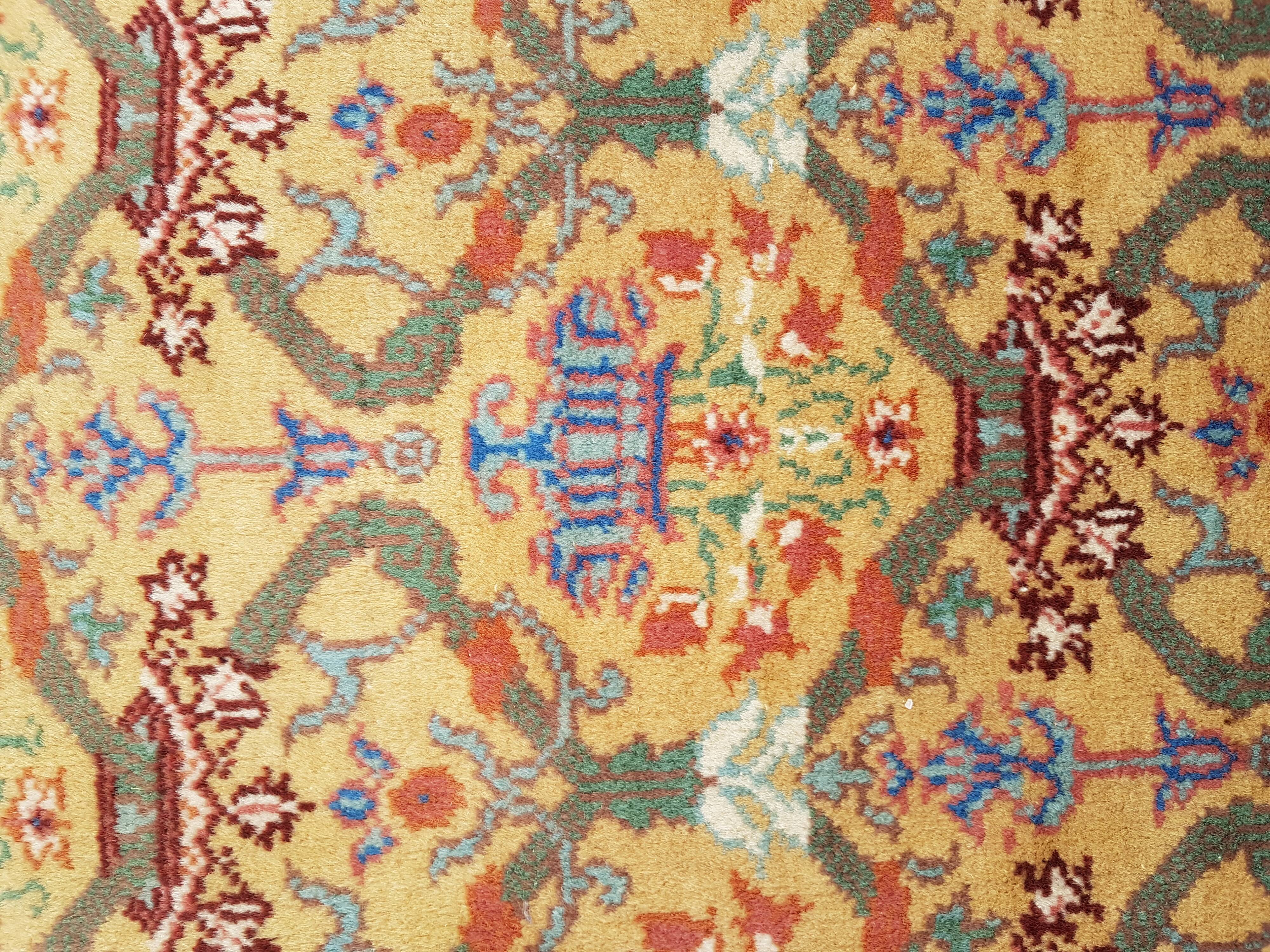 Handmade Persian kilim carpet 100% wool 69x137cm