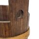 Vintage Wooden Umbrella Stand, 1960s minimalist design