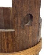 Vintage Wooden Umbrella Stand, 1960s minimalist design