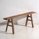 Antique solid wood bench (c.1870) #74
