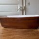 Antique terrine dish - ceramic - rectangular - vintage