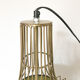Pear-shaped gold wired suspension