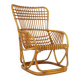Rattan and woven cane armchair, 1960s