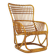 Rattan and woven cane armchair, 1960s