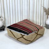 Moroccan kilim pouf