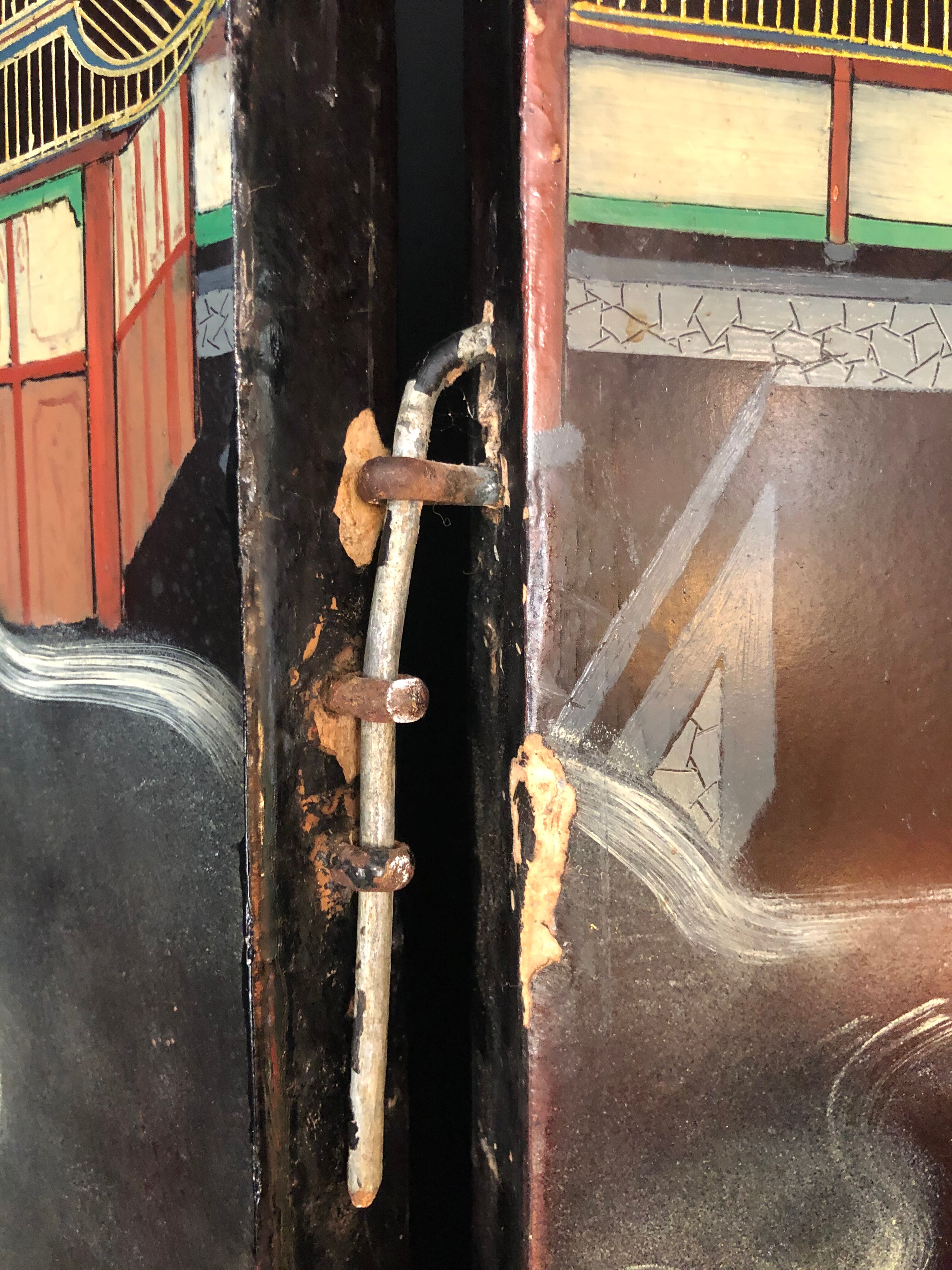 Chinese screen at the end of 19th