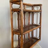 Bamboo wall shelf 1960s/70s