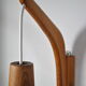 Teak wall lamps Rispal 1960