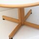 4x Vintage round dining table by Bruno Rey for Kusch and Co from the 1970s