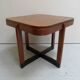 Table basse en chêne art déco