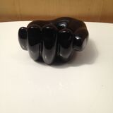 Empty ceramic hand shape pocket