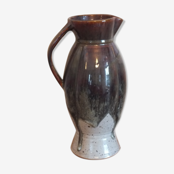 Glazed pitcher - ceramic probably signed Japan