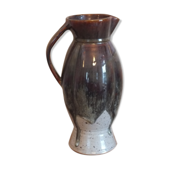 Glazed pitcher - ceramic probably signed Japan