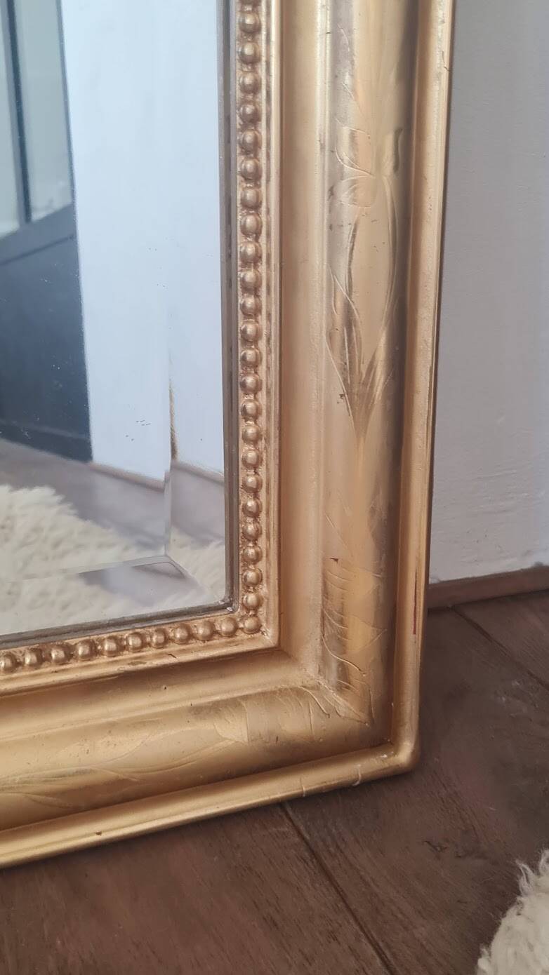 Miroir Louis Philippe avec fronton