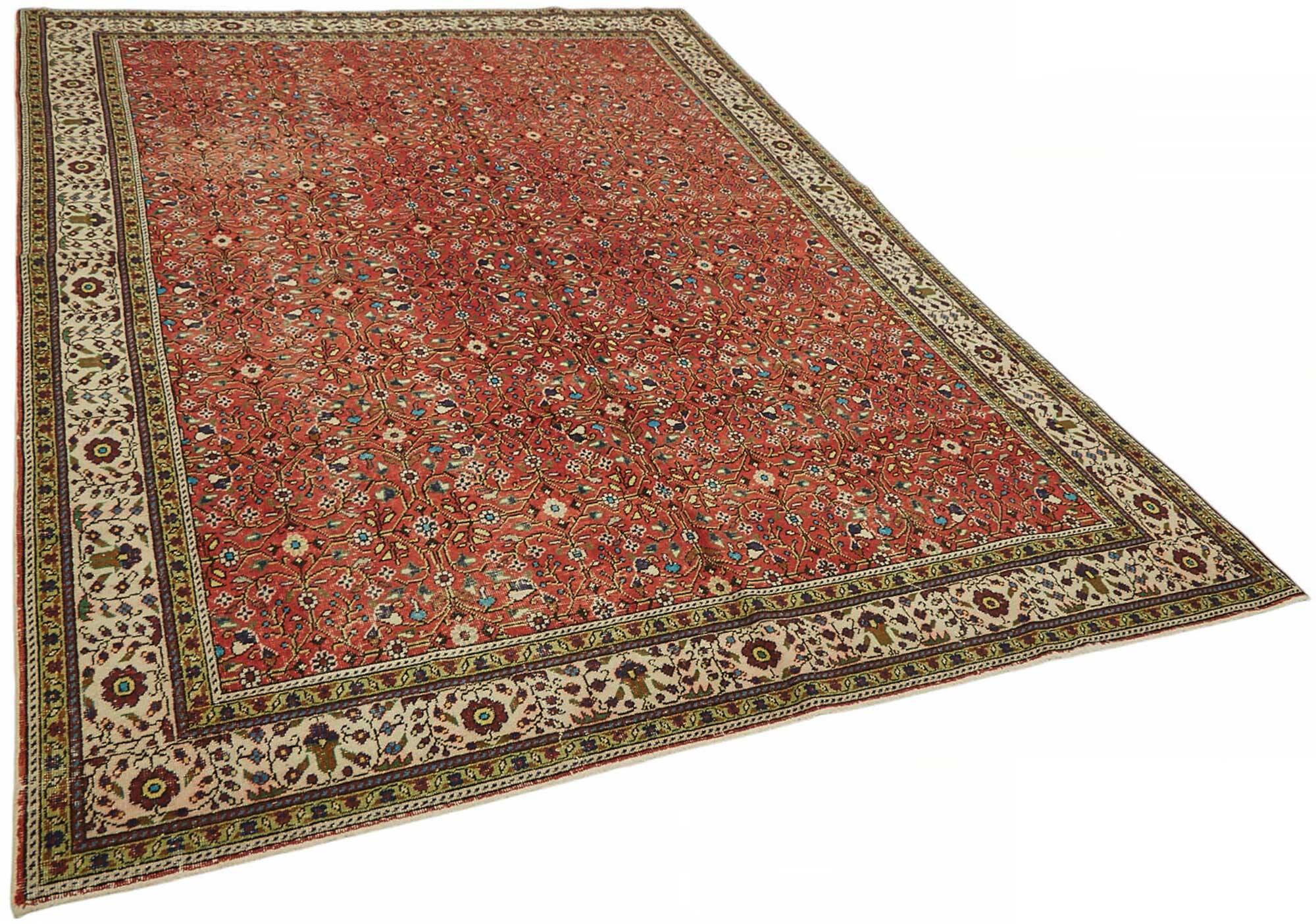 Turkish Wool Vintage Kayseri Rug 198 cm x 278 cm