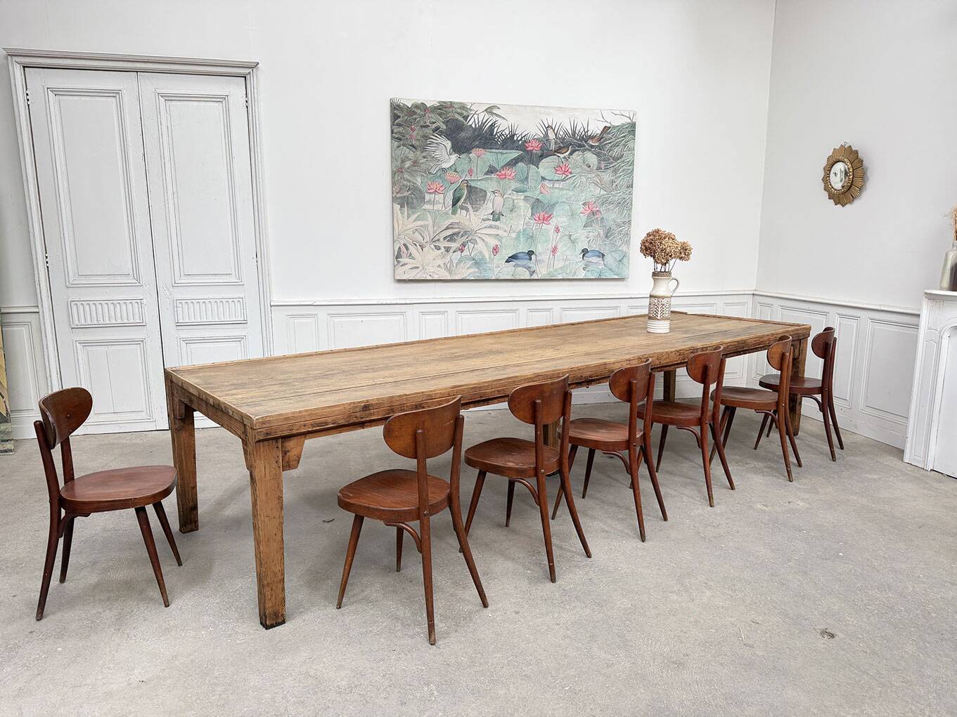 Superb large work table from 1920.