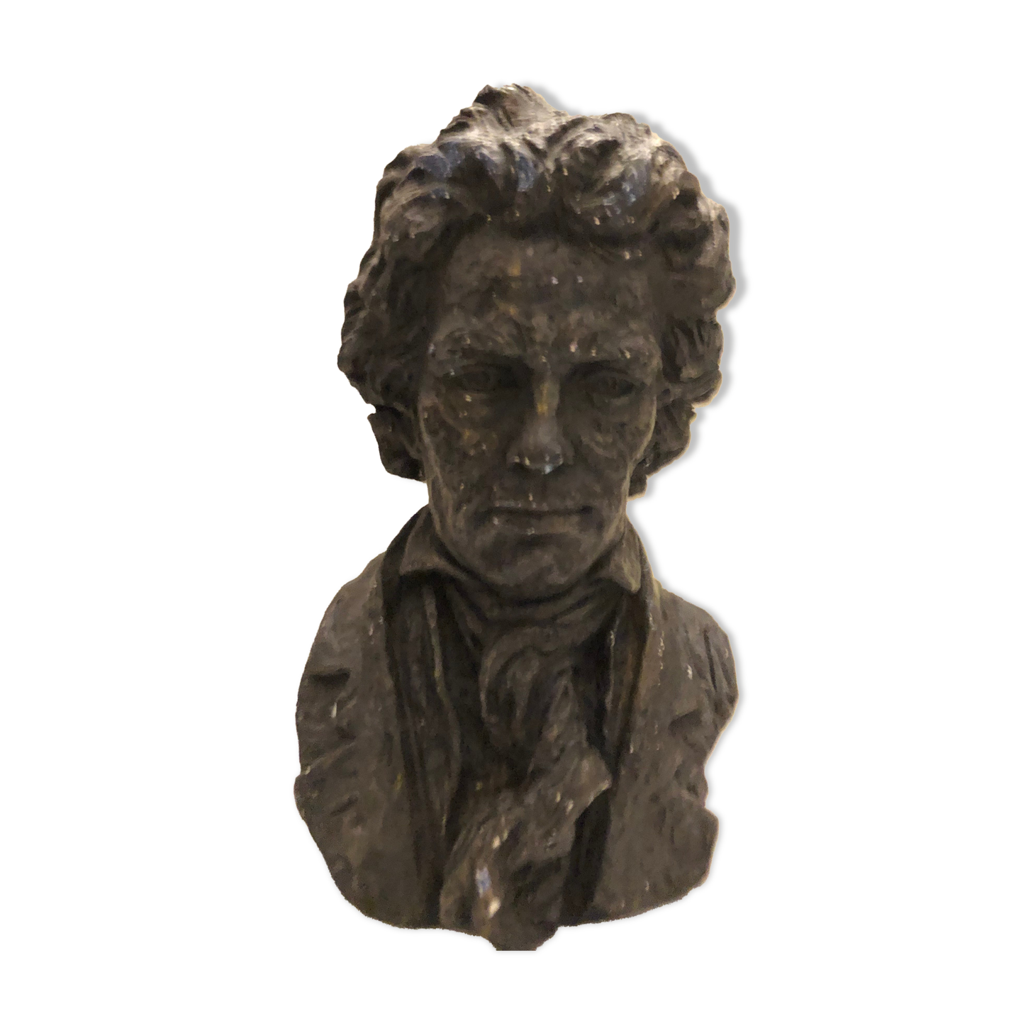 Plaster bust of Beethoven Sculpture by Schillaci Austin Prod in 1961