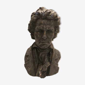 Plaster bust of Beethoven Sculpture by Schillaci Austin Prod in 1961