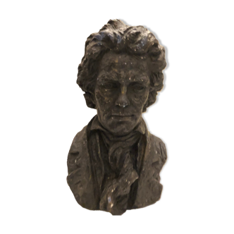 Plaster bust of Beethoven Sculpture by Schillaci Austin Prod in 1961