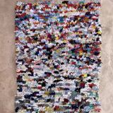 Moroccan carpet boucherouite colored - 117 x 159 cm