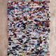Moroccan carpet boucherouite colored - 117 x 159 cm