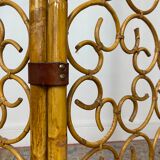 Vintage rattan screen