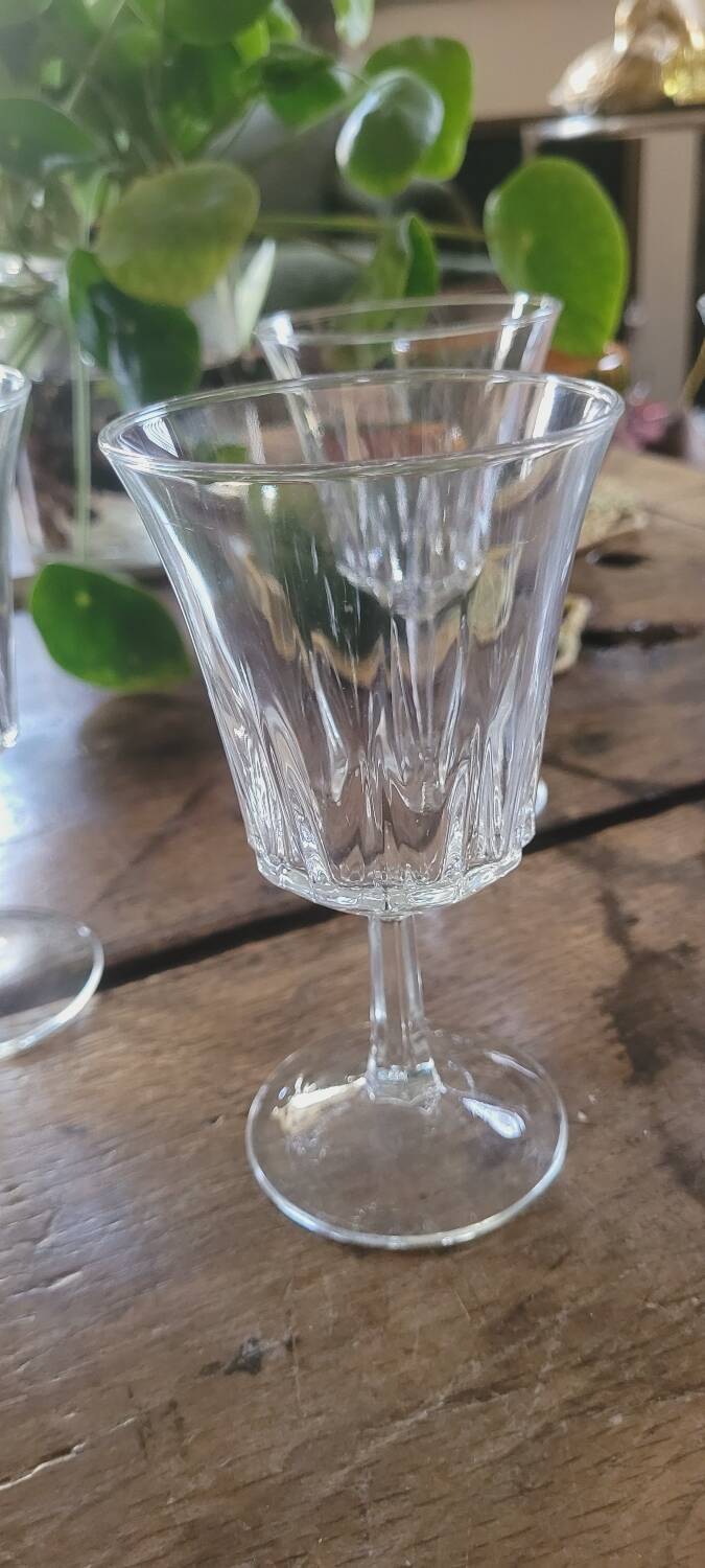 Verres à pied 70's