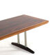 Rosewood / walnut coffee table 'Drachten' - mid century modern