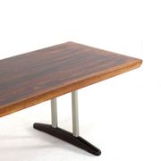 Table basse en palissandre / noyer 'Drachten' - style mid-century modern