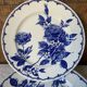 6 English flat plates Staffordshire Victoria