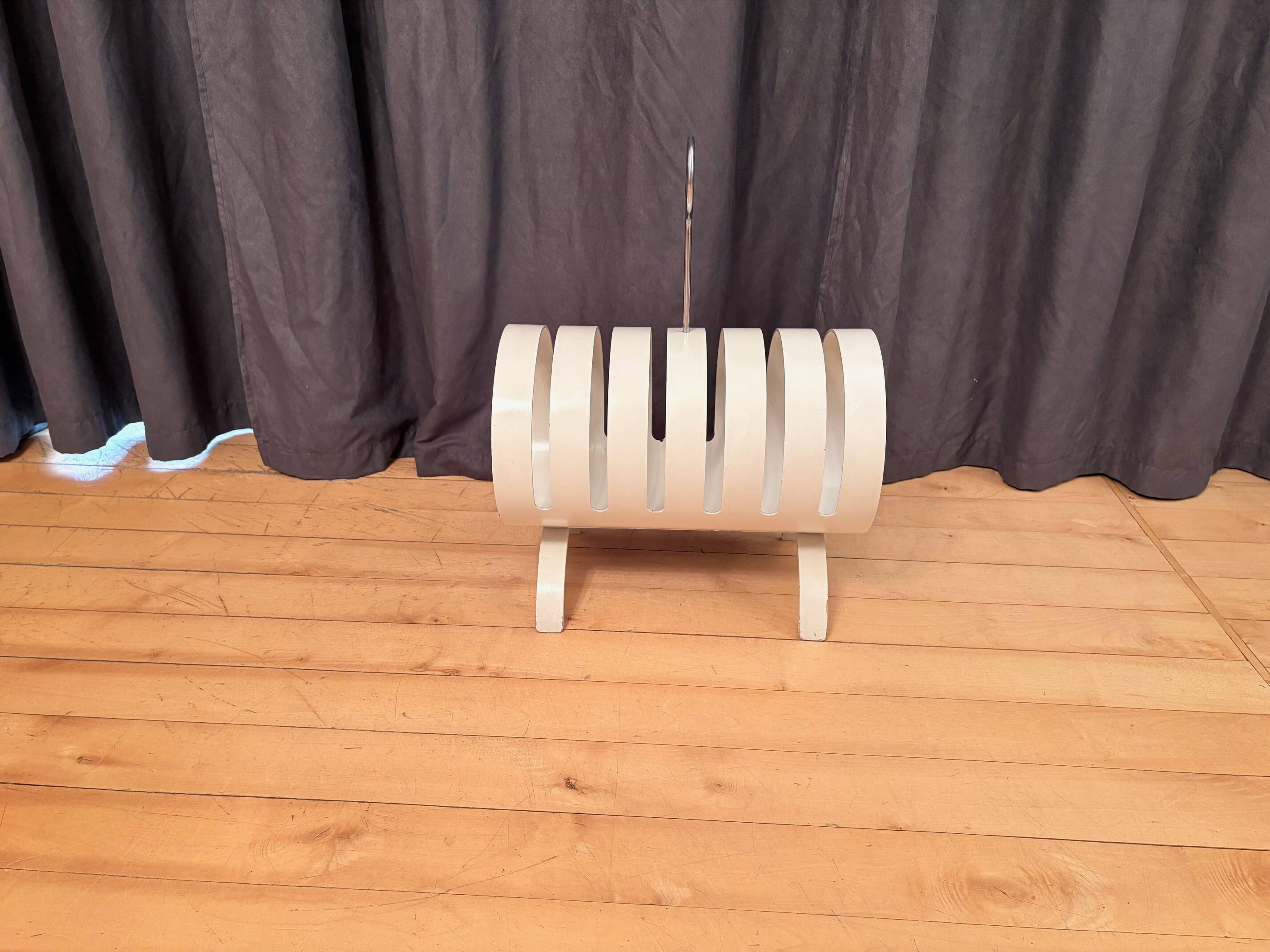 Vinyl Record Magazine Rack, Opal Möbel, 1970s