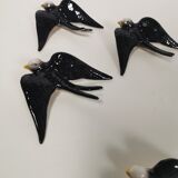Batch of ceramic swallows