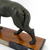 Sculpture representing a German Shepherd, Perrier Challenge Trophy, 1942
