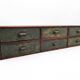 Antique workshop drawer unit from the 1920s.
