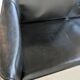 Italian designer leather bench, Enrico Pellizzoni