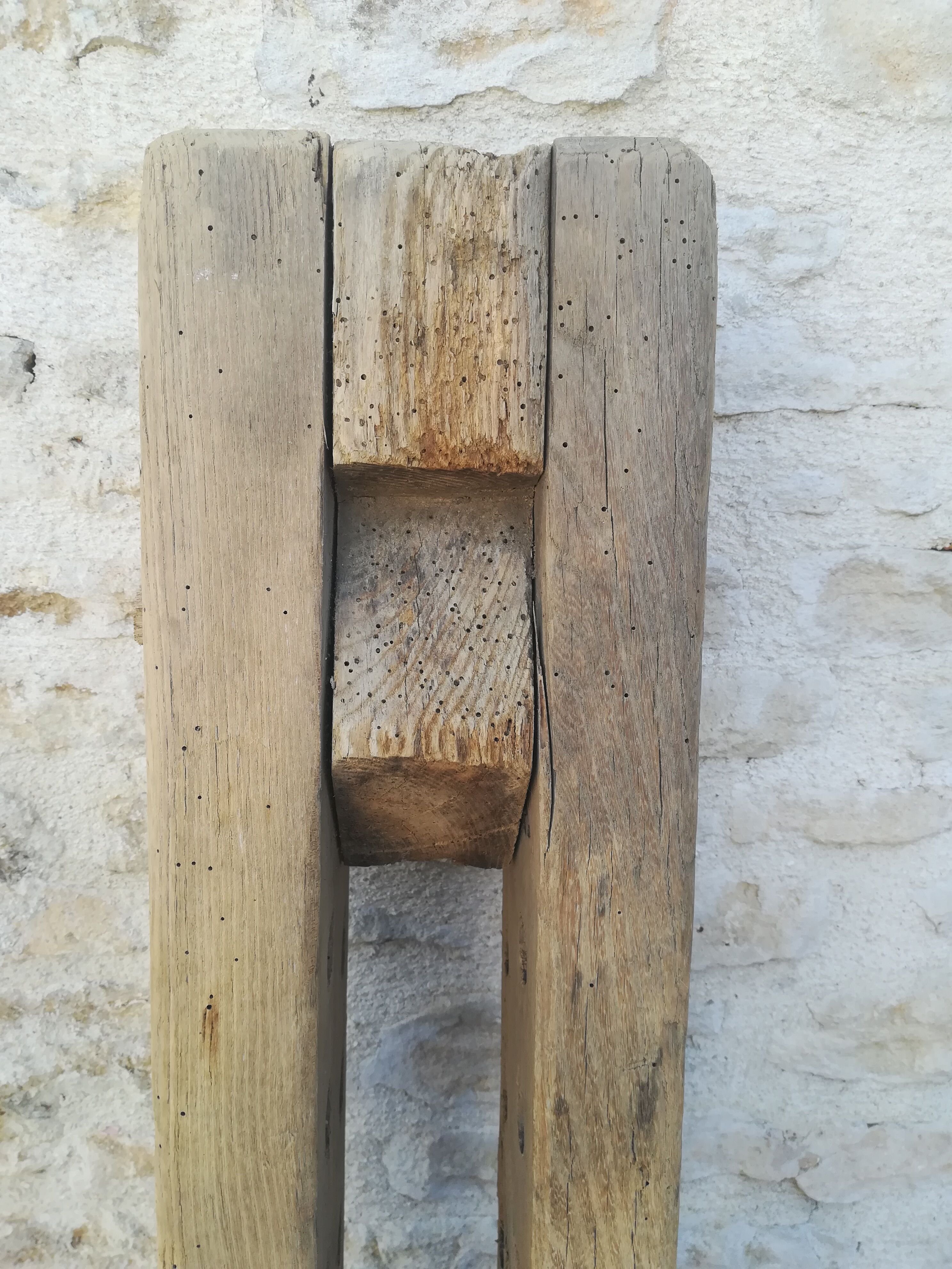 Wooden column