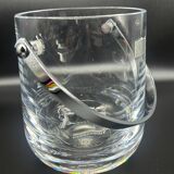 Scandinavian crystal ice bucket 1970