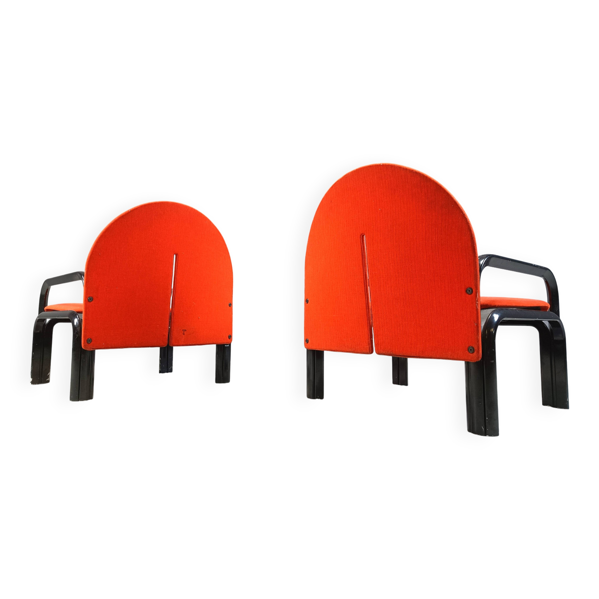 Pair of Gae Aulenti '54 L' Armchairs for Knoll International, 1970s