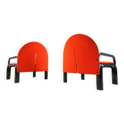 Pair of Gae Aulenti '54 L' Armchairs for Knoll International, 1970s