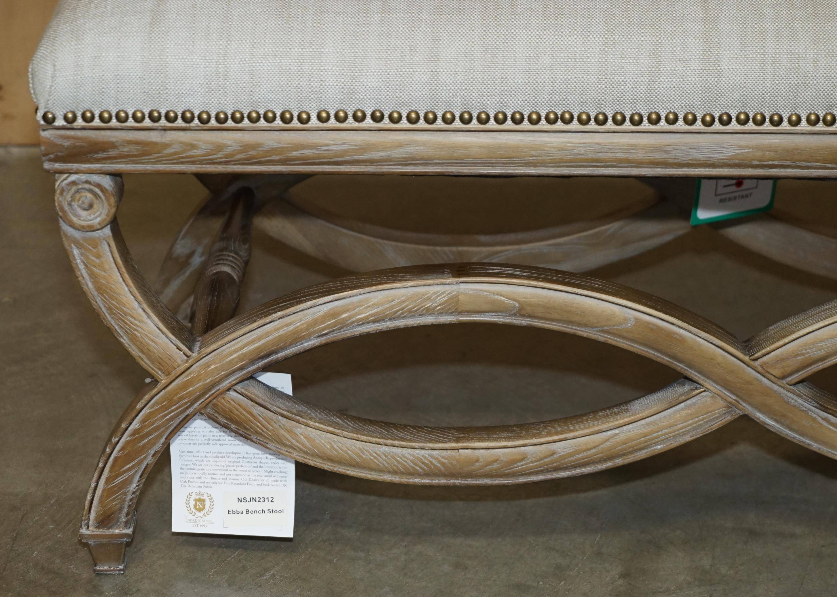 Regency style banquette - Dressing table or double piano stool