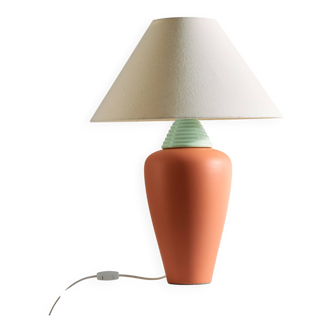 French ceramic table lamp by Kostka