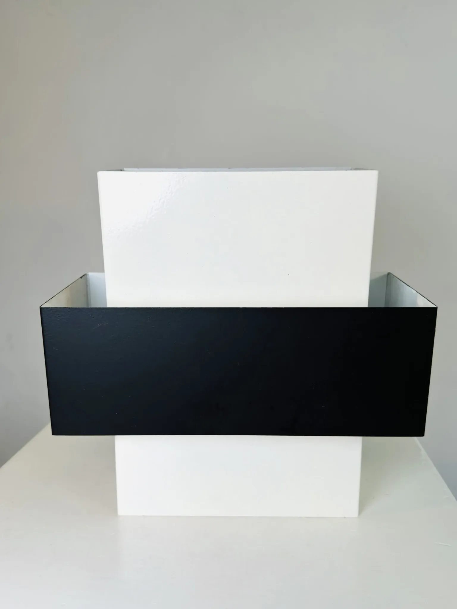Geometric Wall Lamp By J.J.M. Hoogervorst For Anvia Nederland, The Netherlands, 1960S