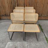 6 chaises Cesca de Marcel Breuer