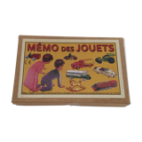 Toy memo card game