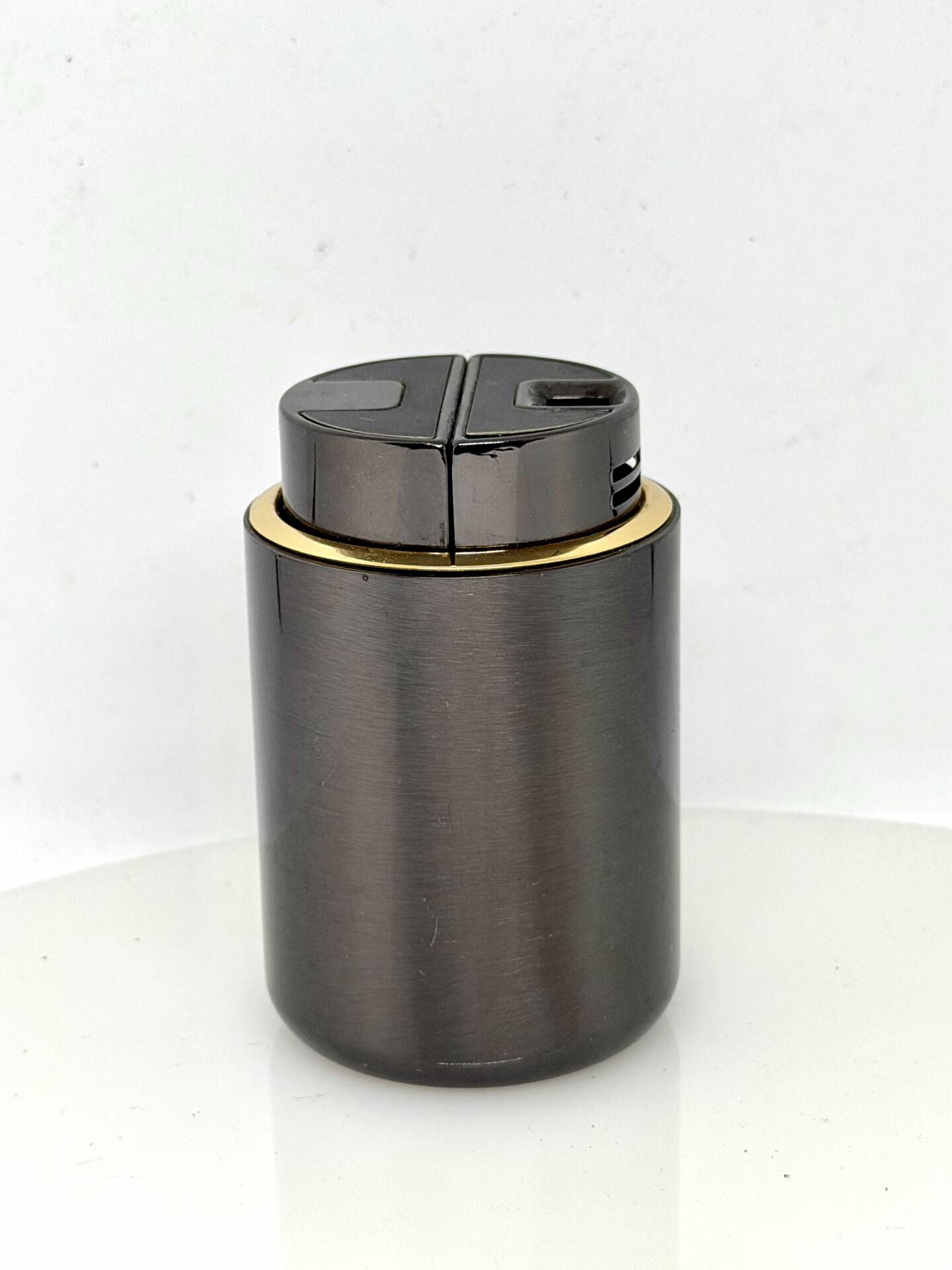 Minimalist Vintage SAROME Japan Table Lighter Modernist in Metal